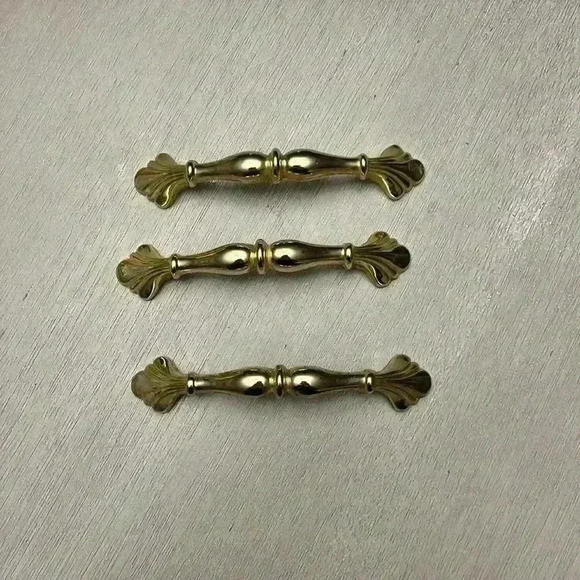 3 Keeler Brass Handles - Picture 1 of 3